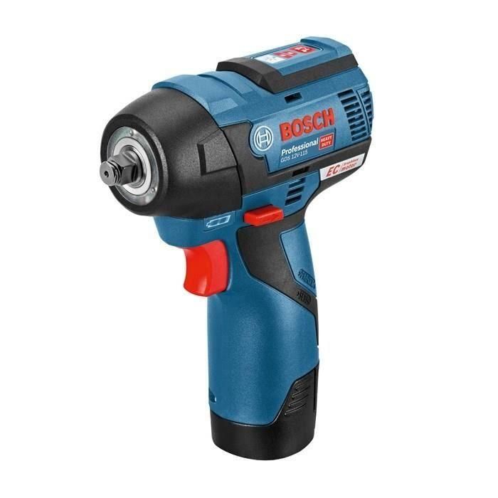 Bosch Professional Llave de impacto GDS 12V-115 + 2 baterías 3.0Ah + L-BOXX - 06019E0103 1 Bosch Professional Llave de impacto GDS 12V-115 + 2 baterías 3.0Ah + L-BOXX - 06019E0103 1