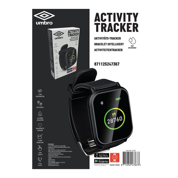 Reloj monitor de actividad rectangular umbro 1