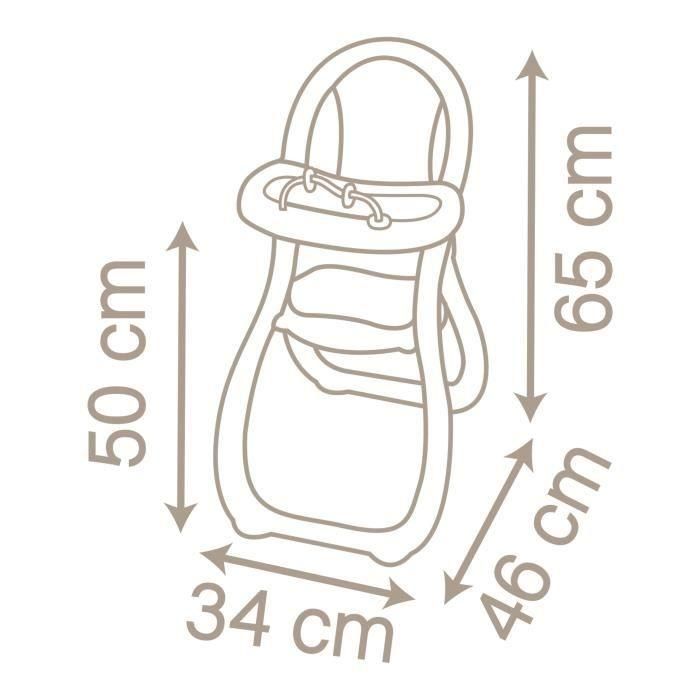 Trona baby nurse con accesorios para muñecas de hasta 42cm 5 Trona baby nurse con accesorios para muñecas de hasta 42cm 5