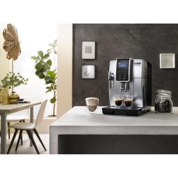 DELONGHI ECAM 350.35.SB Molinillo de café expreso DINAMICA Pantalla 4 recetas - Plata 2