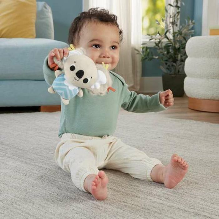 Manta gimnasio animales fisher-price sensimals. con 6 juguetes sensoriales portatiles. 5