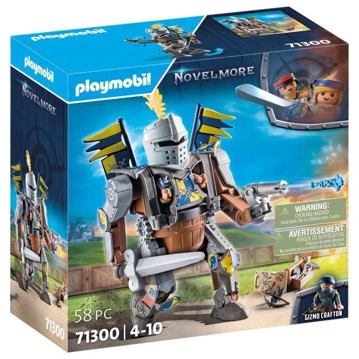 Playmobil 71300 Novelmore Gigante Luchador con Brazos y Piernas Móviles para Luchar contra Enemigos 0 Playmobil 71300 Novelmore Gigante Luchador con Brazos y Piernas Móviles para Luchar contra Enemigos 0