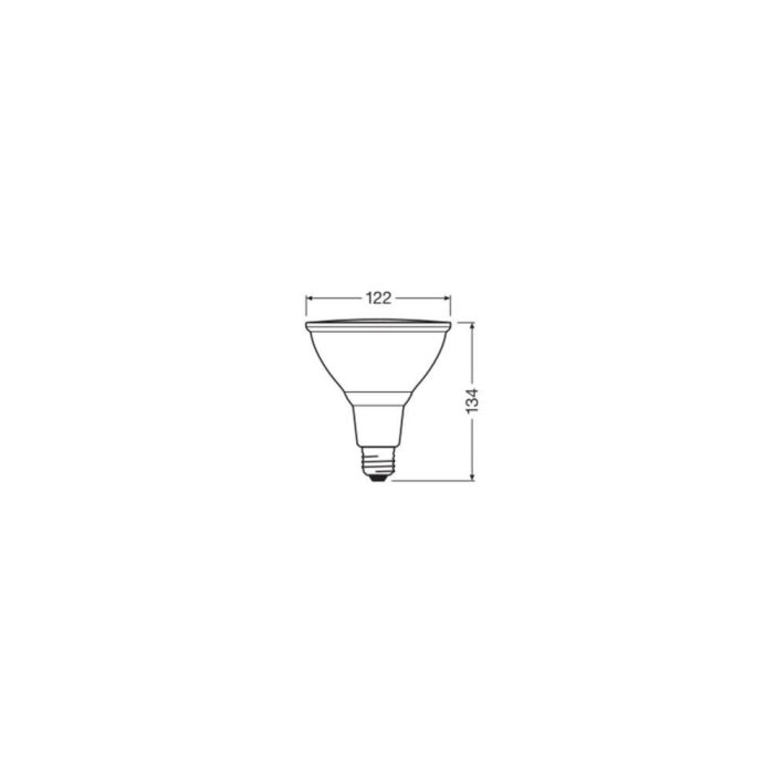 [LVE-4099854067808] Ledvance/Osram Bombilla LED Spot E27 13,5W 1035Lm 2700K 15º IP65 2