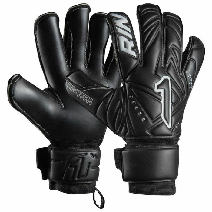Guantes de Portero Rinat  Santoloco  Negro Adultos 0 Guantes de Portero Rinat  Santoloco  Negro Adultos 0