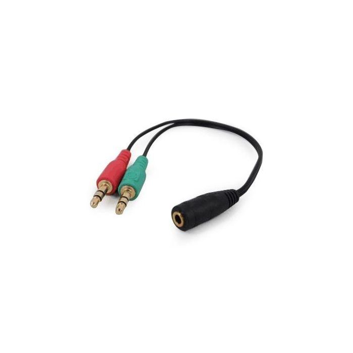 GEMBIRD Cable Audio 3.5mm Jack Hembra a 2 RCA Macho de 0.20 Metros