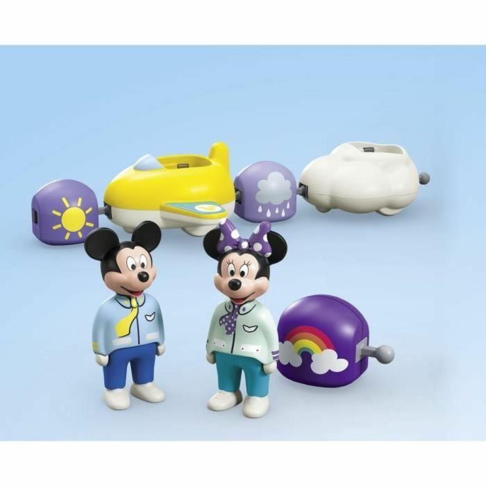 PLAYMOBIL 71697 Mickey y Minnie Tren Nube - Disney - Incluye Minnie, Mickey y un Avión Tren Nube - Edad 1 2