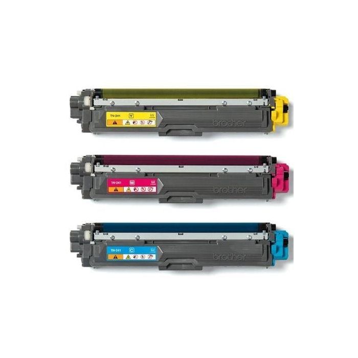 Toner Brother Tn241 cmy Hl3140 - 3170 - 3150 - Dcp9020 - Mfc9140 - 9330 - 9340 Cian Magenta Yellow 1500 Paginas 1