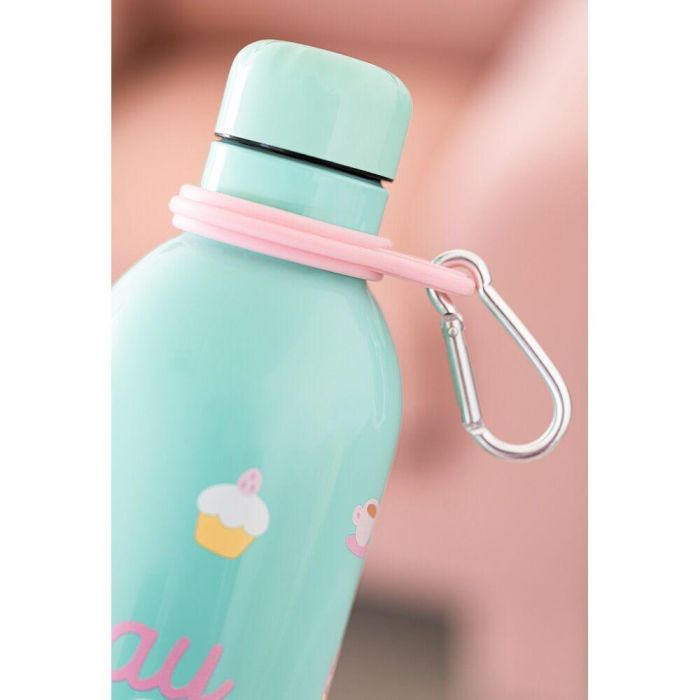 Botella acero inoxidable Foodie Pusheen 500ml 5 Botella acero inoxidable Foodie Pusheen 500ml 5