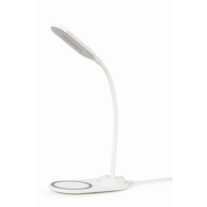 Lámpara de escritorio GEMBIRD TA-WPC10-LED-01-W Blanco