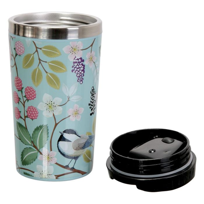 Cook Concept Taza Térmica Take Away Doble Pared Acero Inoxidable 350 ml Tapa Hermética Ideal Bebidas Frías y Calientes 1