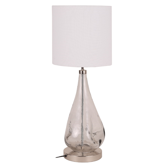 Lampara Sobremesa Moderno DKD Home Decor Transparente Crudo 30 x 65 x 30 cm Lampara Sobremesa Moderno DKD Home Decor Transparente Crudo 30 x 65 x 30 cm