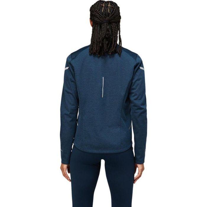 Chaqueta Deportiva para Mujer Asics Lite-Show W Azul marino Chaqueta Deportiva para Mujer Asics Lite-Show W Azul marino