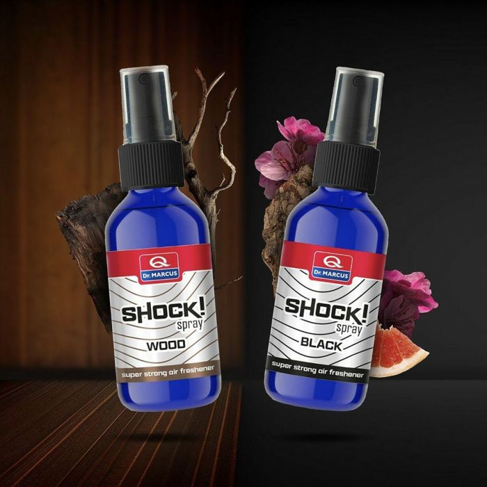 Spray Ambientador Dr Marcus Shock Spray black 30 ml Fragancia Coche 1 Spray Ambientador Dr Marcus Shock Spray black 30 ml Fragancia Coche 1