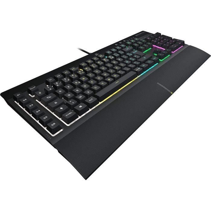 Teclado para juegos CORSAIR K55 RGB PRO, 5Z RGB, domo de goma (CH-9226765-FR) 1 Teclado para juegos CORSAIR K55 RGB PRO, 5Z RGB, domo de goma (CH-9226765-FR) 1