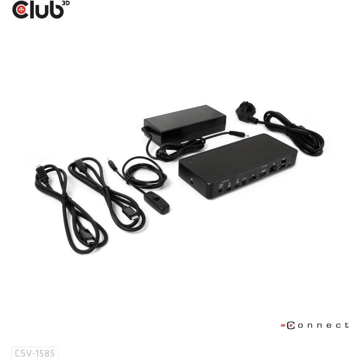 Club3D KVM Switch 4K60Hz 2x USB-C> HDMI/DP/3xUSB/2xUSB-C/LAN Conmutador/Docking Station DisplayPort/HDMI 4K60Hz USB-C Negro 6 Club3D KVM Switch 4K60Hz 2x USB-C> HDMI/DP/3xUSB/2xUSB-C/LAN Conmutador/Docking Station DisplayPort/HDMI 4K60Hz USB-C Negro 6