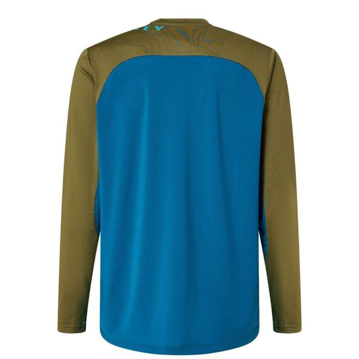 Maillot de ciclismo Oakley Free Ride Rc Ls Azul S 4