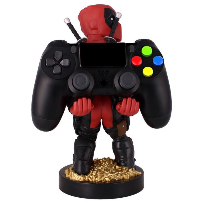 EXQUISITE GAMING Cable Guy soporte figura Deadpool Marvel para mandos y smartphones 21cm 3