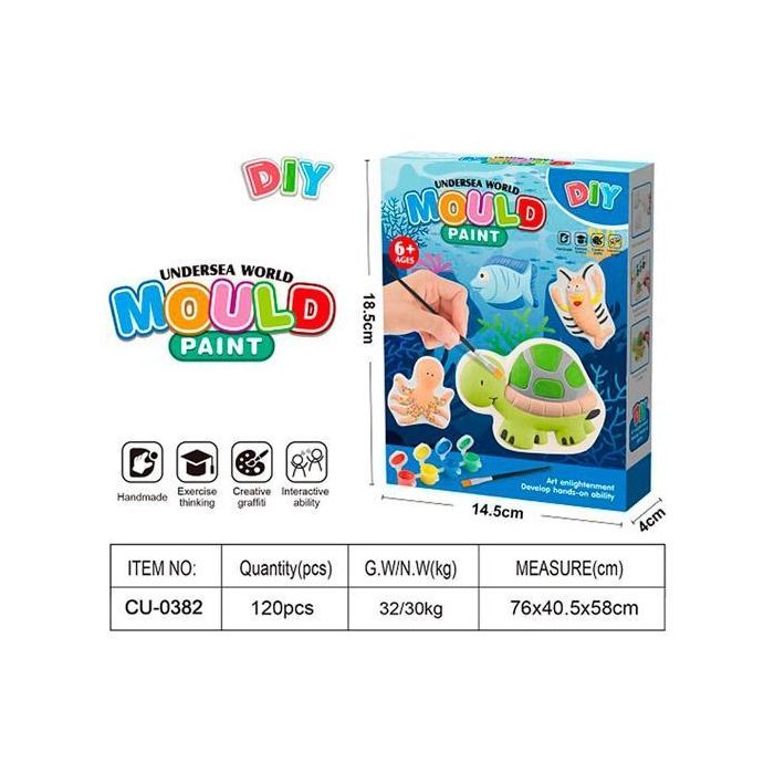 Roymart Set De Pintura Molde Turtle And Friends