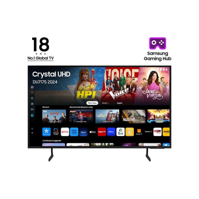 Smart TV Samsung TU43DU7175 43" 4K Ultra HD LED HDR HDR10+ 1