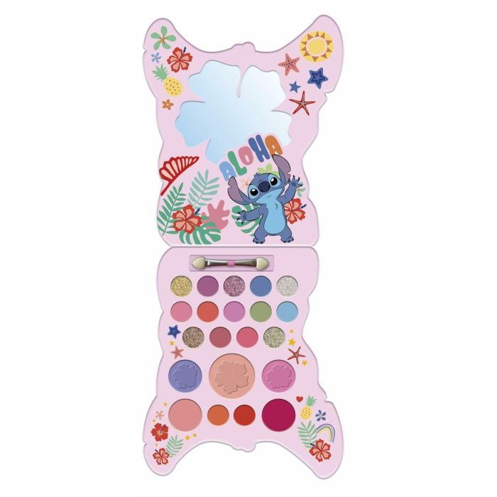 Lorenay STITCH paleta de maquillaje 1 u - Inspirada en Disney, tonos vibrantes para looks únicos