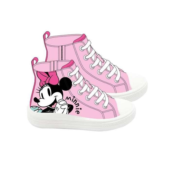 Zapatilla loneta suela pvc alta minnie t035 Zapatilla loneta suela pvc alta minnie t035