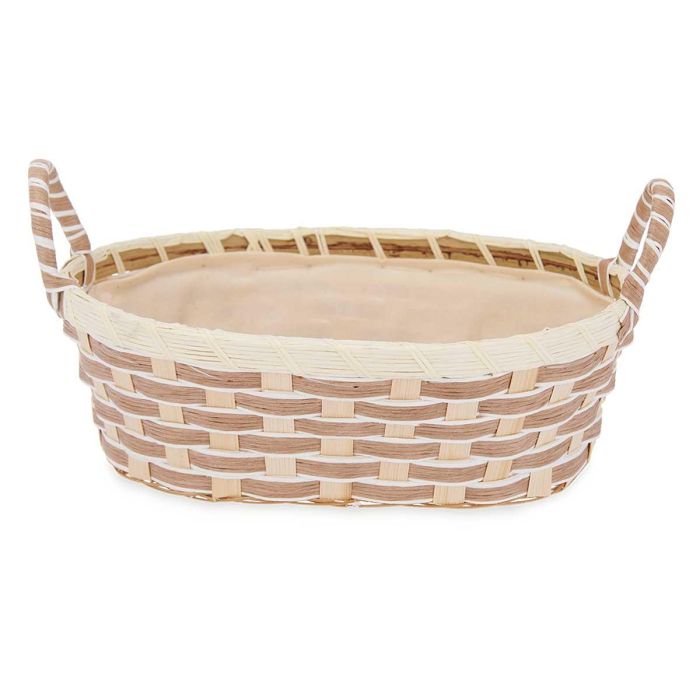 Cesta Asas Trenzado Ovalada Kinvara 27X12CM (24 Unidades) 2 Cesta Asas Trenzado Ovalada Kinvara 27X12CM (24 Unidades) 2