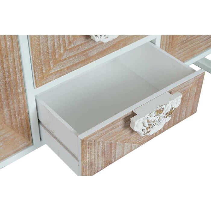 Aparador DKD Home Decor Abeto Metal Blanco 120 x 35 x 80 cm 4