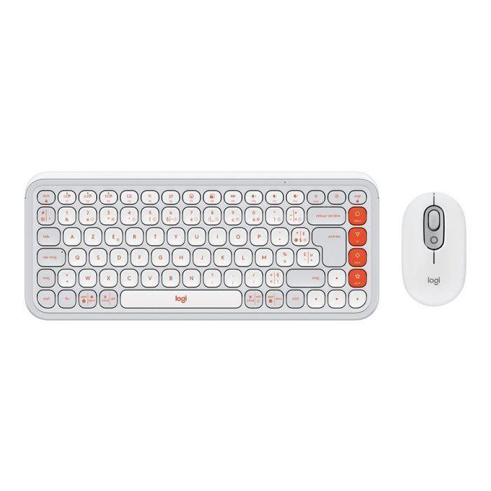 Logitech LOG1729209837979 POP Icon Combo - Teclado y Ratón Inalámbricos