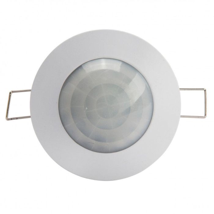 Sensor Movimiento Empotrable 360º Compatible LED, Bajo Consumo e Incandescencia. Detección Infrarrojos 1200W/300W, Alcance 6m. 2 Sensor Movimiento Empotrable 360º Compatible LED, Bajo Consumo e Incandescencia. Detección Infrarrojos 1200W/300W, Alcance 6m. 2