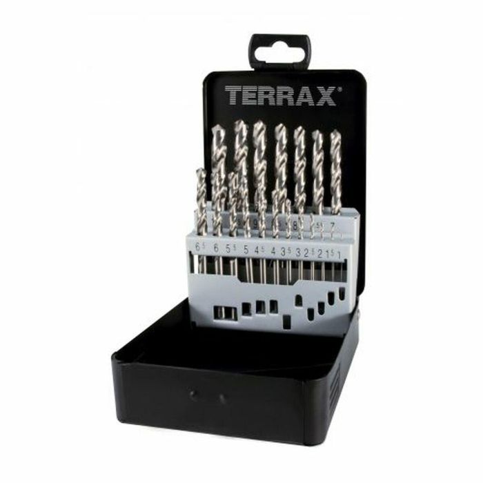 Set de brocas TERRAX Estuche DIN 338 25 Piezas (25 Unidades) 0 Set de brocas TERRAX Estuche DIN 338 25 Piezas (25 Unidades) 0