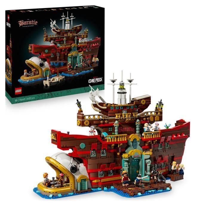 LEGO 75640 Restaurante Flotante de Baratie - Set de Construcción One Piece Anime para Adultos
