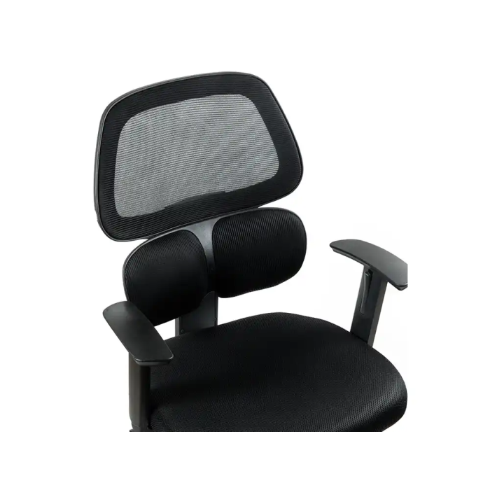 Q-connect Silla de Oficina Ancona Malla Base Metálica Negro - Altura Máx 1110 Anc 660 Prof 590 Ruedas Premium 6