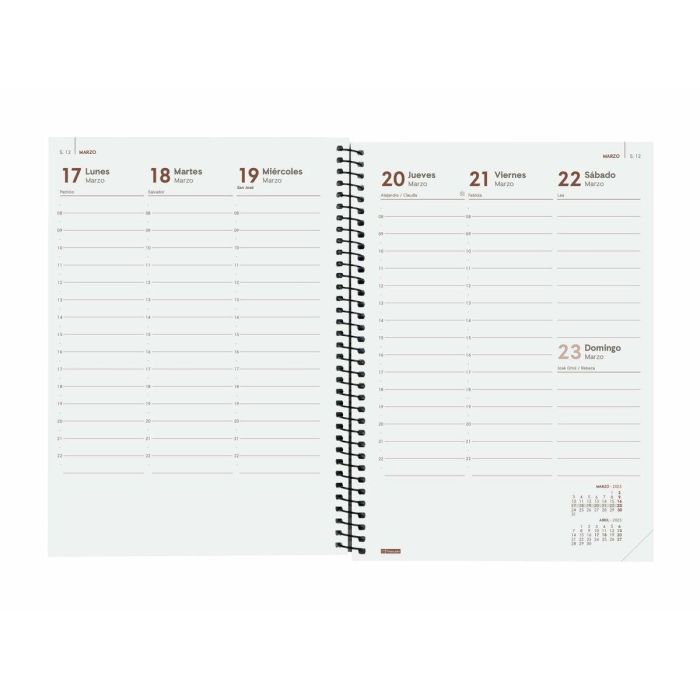 Agenda Finocam YEAR Negro A5 15,5 x 21,2 cm 2025 2