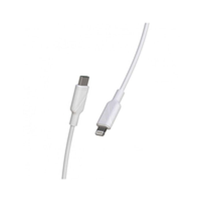 Muvit For Change MCUSC0006 Cable USB 2.0 Tipo-C a Lightning MFI para iPhone 1.2m Blanco Carga Rápida 3A Reciclado 5 Muvit For Change MCUSC0006 Cable USB 2.0 Tipo-C a Lightning MFI para iPhone 1.2m Blanco Carga Rápida 3A Reciclado 5