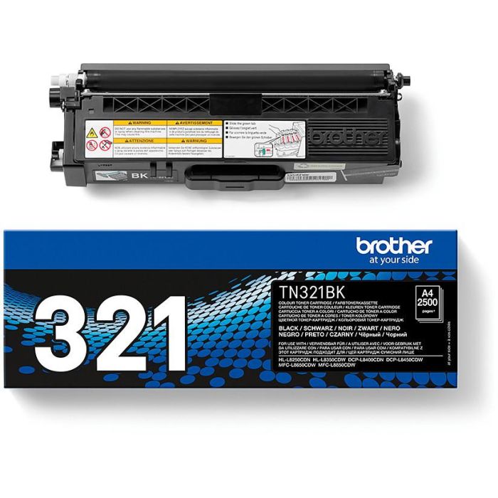 Brother TN-321BK Tóner Negro para HLL8250CDN / HLL8350CDW - Rendimiento 2500 Páginas 3