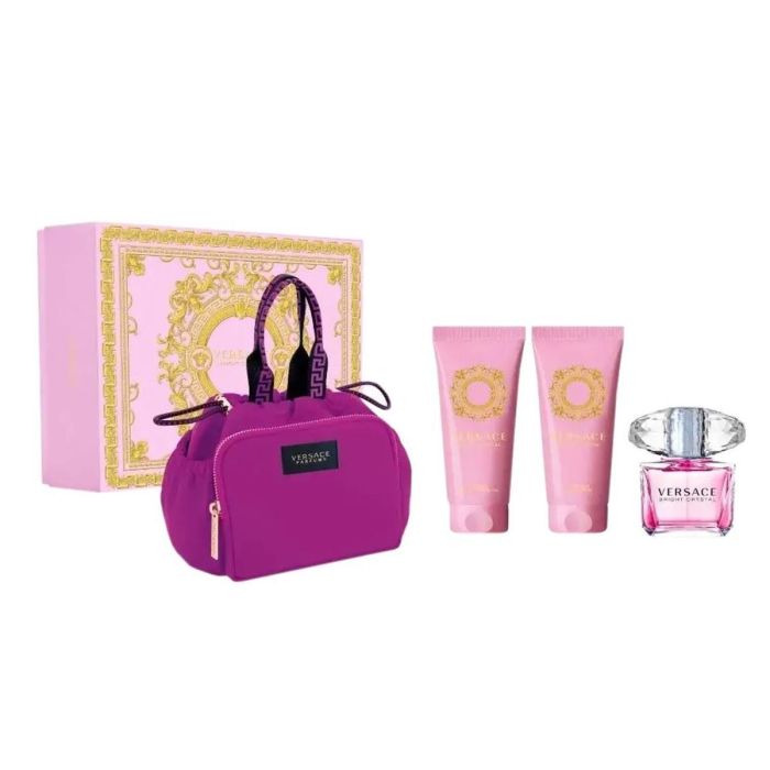 Versace Bright crystal eau de toilette 90 ml + locion corporal perfumada 100 ml + gel de baño 100 ml