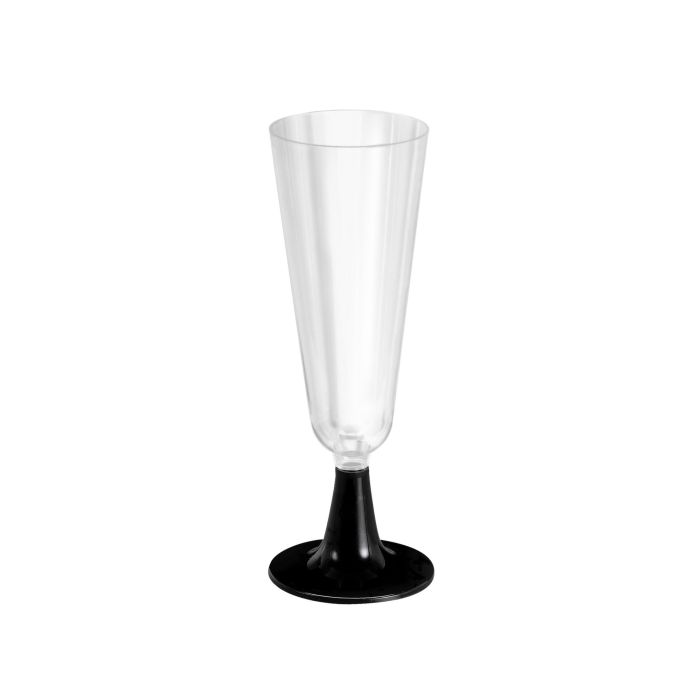 Set de 4 Copas Cava Pie Negro 150 cc - Algon (24 Cajas) 2 Set de 4 Copas Cava Pie Negro 150 cc - Algon (24 Cajas) 2