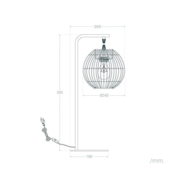 Lámpara de Mesa "Granada" [SKD-T1021] 7