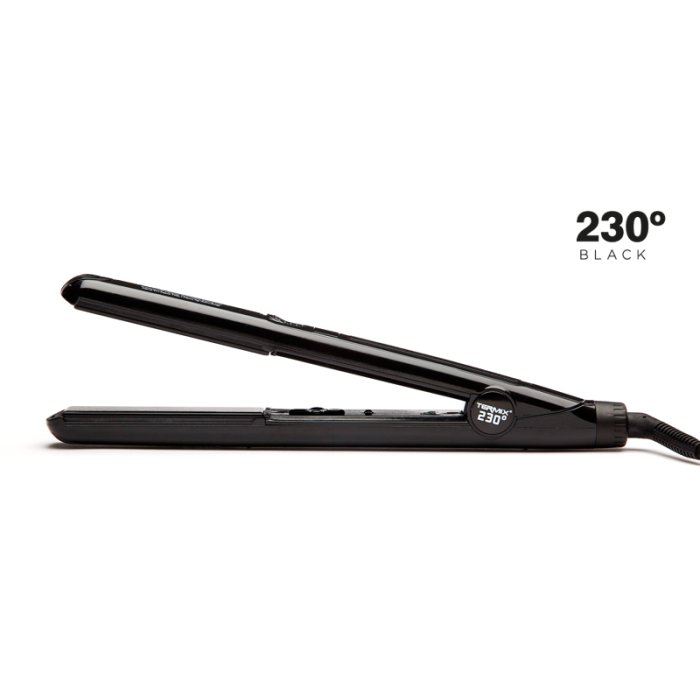 Termix Plancha Turmalina 230 Negra Digital Cerámica Iónica Infrarrojos Nano para Keratina Cabello Húmedo Seco Protege Color