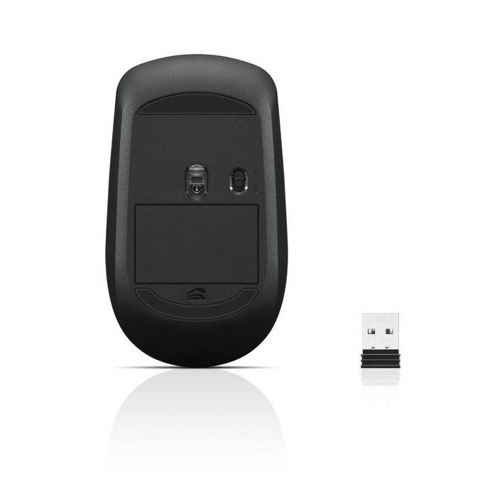 Lenovo 400 Ratón Inalámbrico Portátil 1200 dpi 2.4 GHz para Oficina y Viajes Conexión Sencilla y Fiable 5
