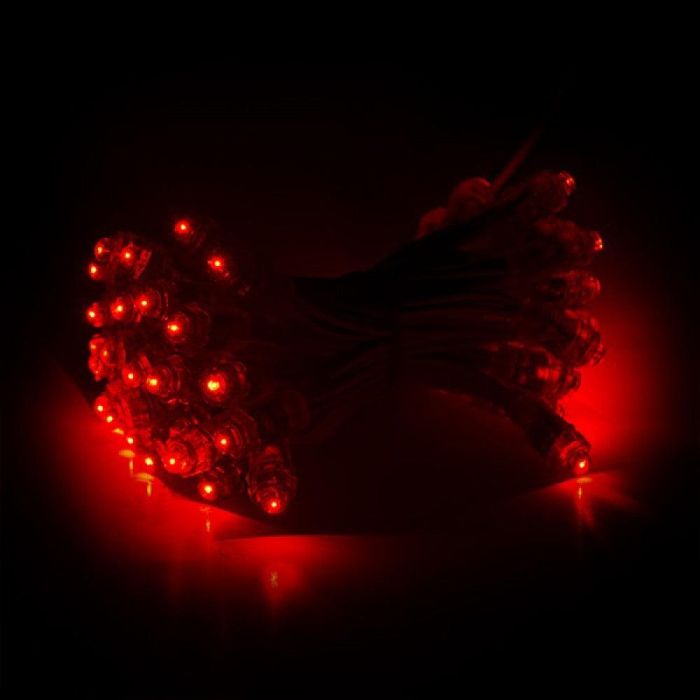 Epistar DE-PIX-9-R Pixel LED 0.1W 2 Lúmenes 9mm 5V Módulo Individual Cadena 50 Unidades Rojo 50.000 Horas 1