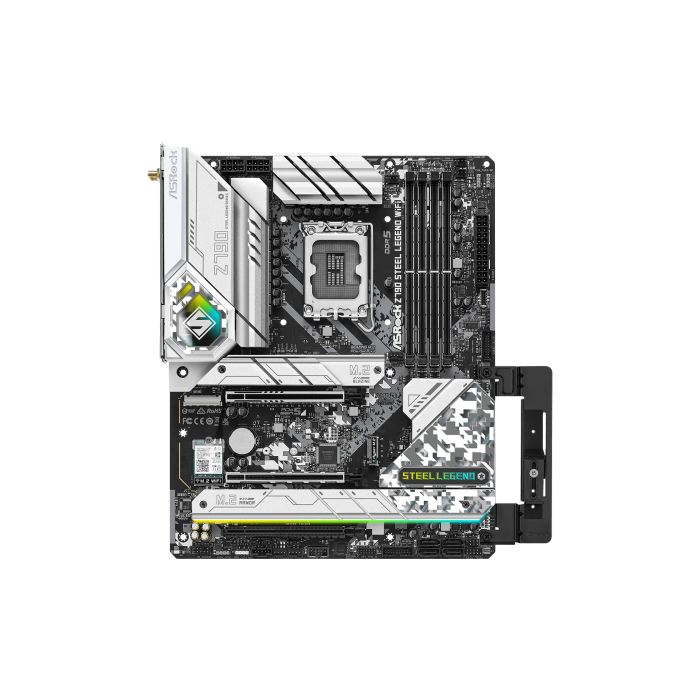 ASRock 90-MXBKD0-A0UAYZ Placa Base Z790 Steel Legend WiFi Intel Z790 LGA 1700 ATX DDR5 Wi-Fi 6E 0 ASRock 90-MXBKD0-A0UAYZ Placa Base Z790 Steel Legend WiFi Intel Z790 LGA 1700 ATX DDR5 Wi-Fi 6E 0
