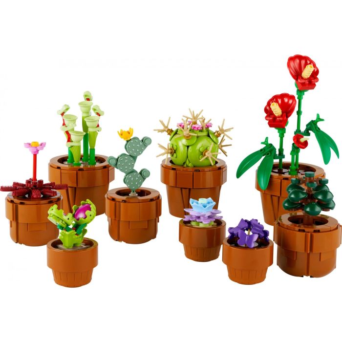 LEGO 10329 Plantas Diminutas Icons: Set de Construcción Adorno Floral para Adultos, 9 Especies Exóticas Sin Mantenimiento 1 LEGO 10329 Plantas Diminutas Icons: Set de Construcción Adorno Floral para Adultos, 9 Especies Exóticas Sin Mantenimiento 1
