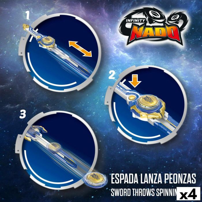 Peonza Infinity Nado (4 Unidades) 18 Peonza Infinity Nado (4 Unidades) 18