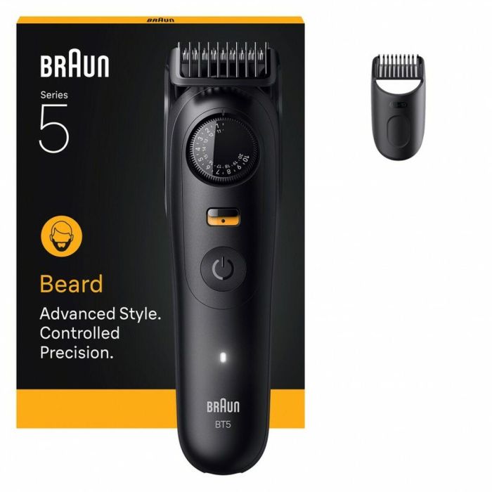 Braun BT5500 Afeitadora Eléctrica Serie 5. Batería 120 min Duración, Resistente al Agua, Color Negro