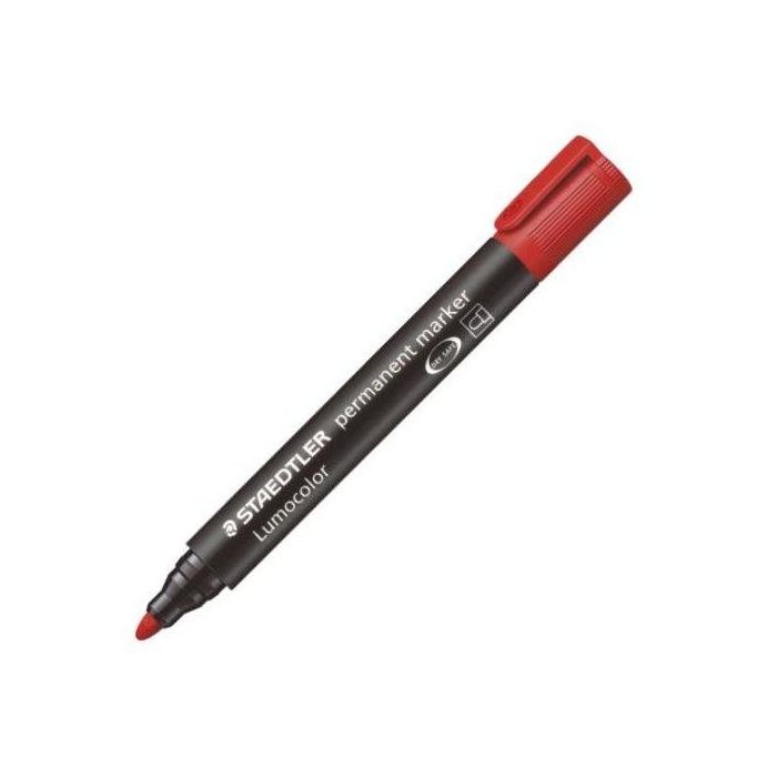 Rotulador permanente Staedtler Lumocolor 352-2 Rojo (10 Unidades)