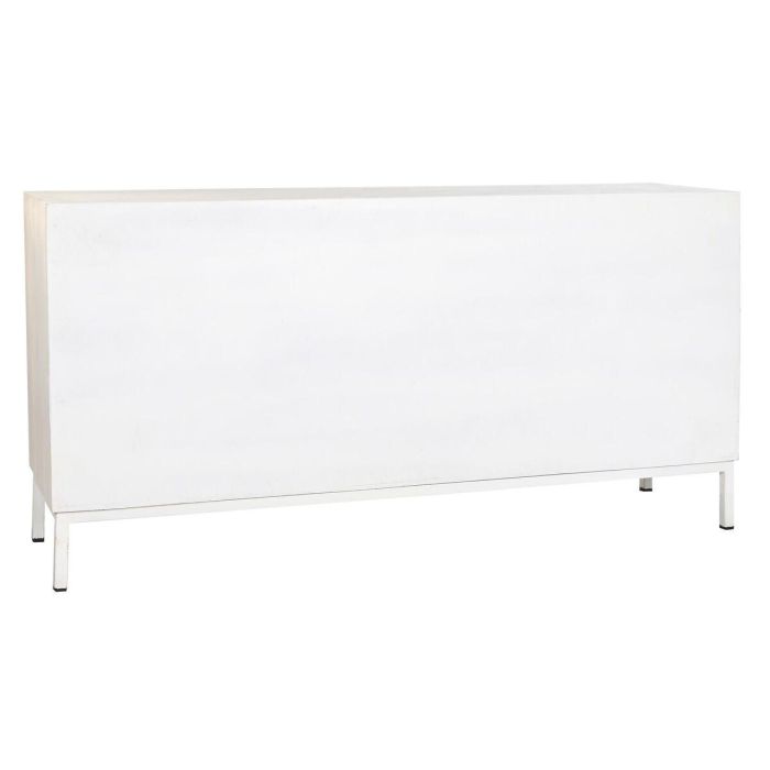 Aparador DKD Home Decor Metal Blanco Madera de mango (152 x 40 x 77 cm) 4 Aparador DKD Home Decor Metal Blanco Madera de mango (152 x 40 x 77 cm) 4