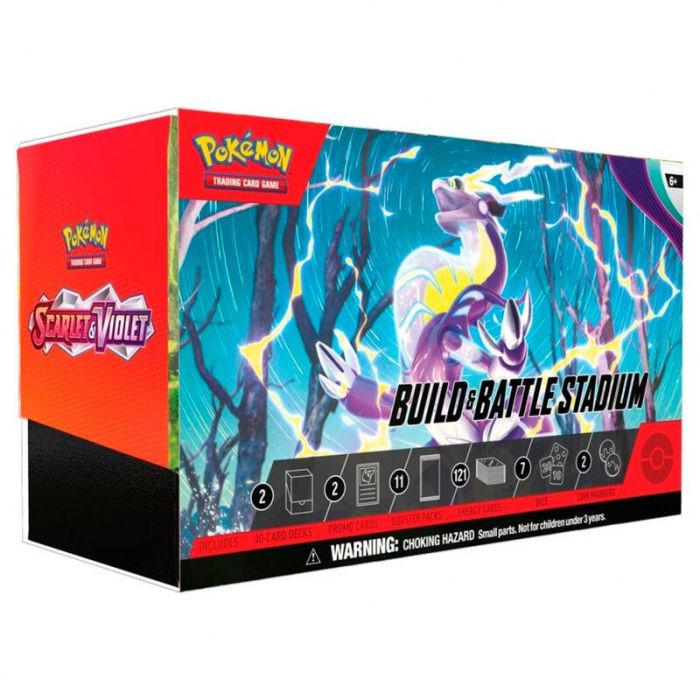 Estuche juego cartas coleccionables Estadio Combina y Combate Pokemon 1