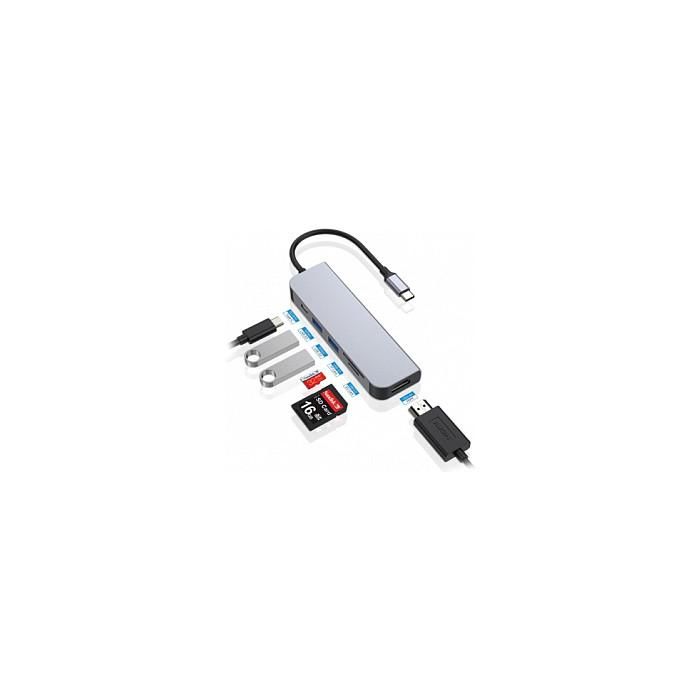 Conceptronic Hub USB-C a HDMI, 2xUSB-A 3.0, con Power Delivery 60W y Lector de Tarjetas SD/MicroSD 4 Conceptronic Hub USB-C a HDMI, 2xUSB-A 3.0, con Power Delivery 60W y Lector de Tarjetas SD/MicroSD 4