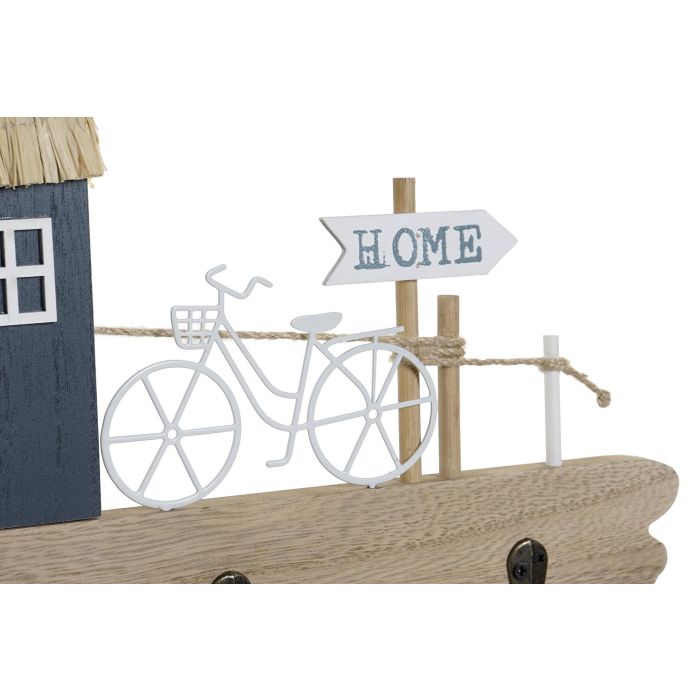 DKD Home Decor Perchero Scandi Marron Azul Blanco 4 x 18 x 40 cm (6 Unidades) 2 DKD Home Decor Perchero Scandi Marron Azul Blanco 4 x 18 x 40 cm (6 Unidades) 2